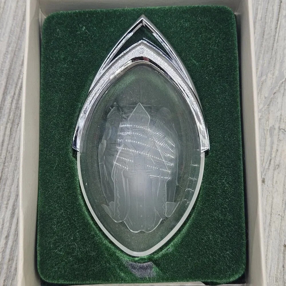 Vintage 1977 Ball Madrigals Three Wise Men Ornament 4086-70 Etched Boxed USA‎